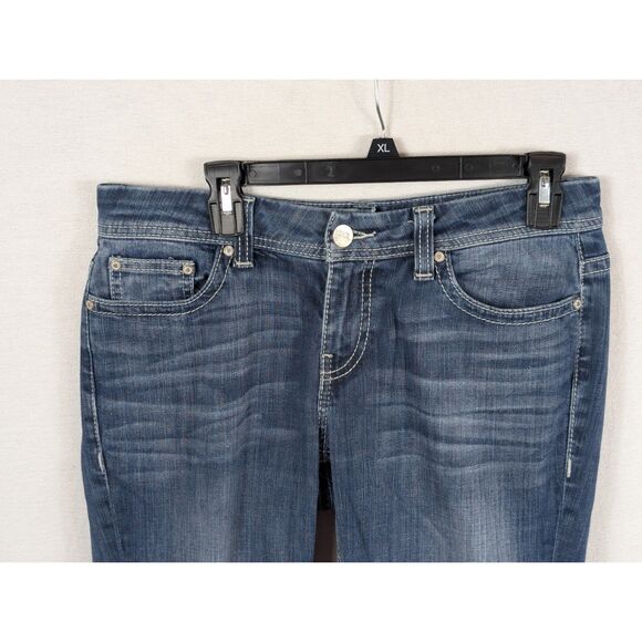 BKE Denim Harper Skinny Stretch Embroidered Jeans Women's Size 27R - Picture 2 of 15